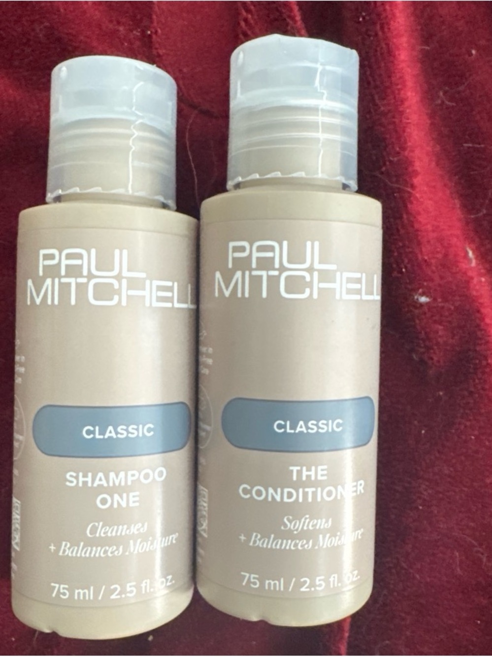 Paul Mitchell Classic Travel Shampoo & Conditioner - Beige Bottles